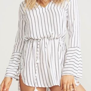 LAMBERT STRIPE PRINT - NEROLI DRESS